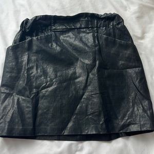 Zara leather skirt